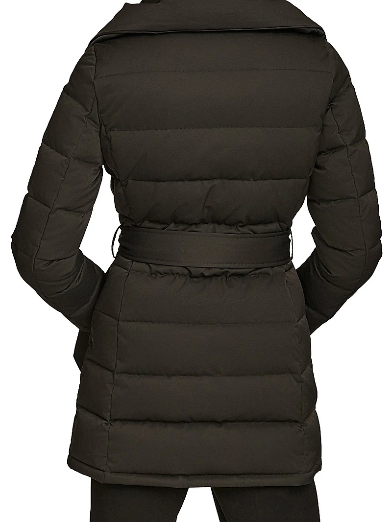 Belted Puffer Coat