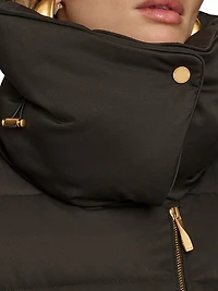 Belted Puffer Coat