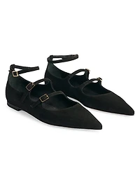 Francine Suede Flats