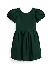 Little Girl's & Poly Taffeta Ballet A-Line Dress