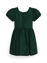 Little Girl's & Poly Taffeta Ballet A-Line Dress