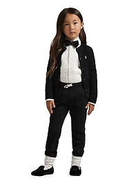 Little Girl's & Metallic Cotton Cardigan