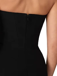 Verity Rhinestone Strapless Cocktail Dress