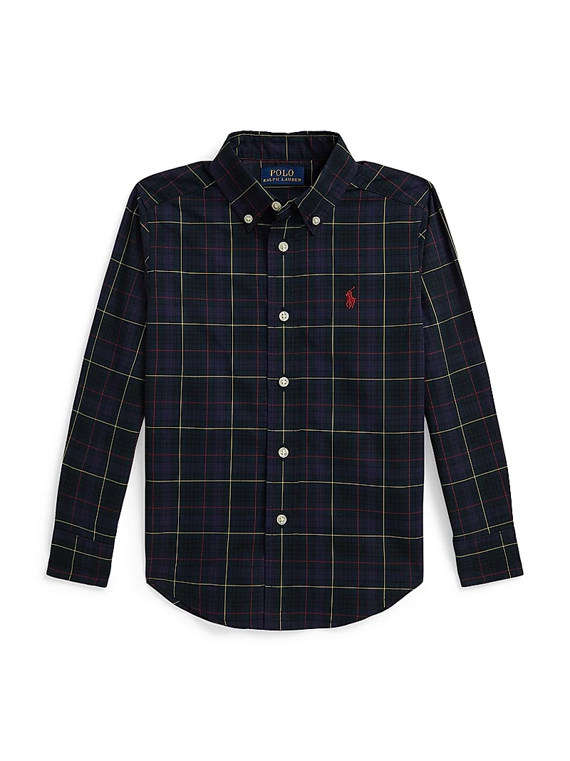 Little Boy's & Classic Collared Sport Shirt