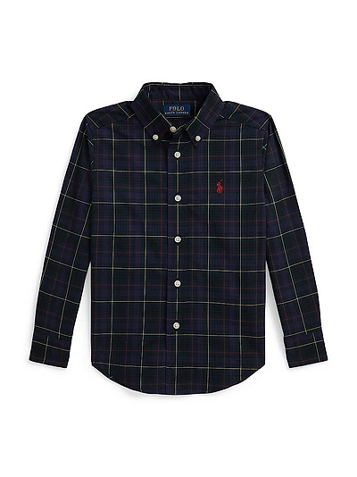 Little Boy's & Classic Collared Sport Shirt