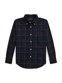 Little Boy's & Classic Collared Sport Shirt