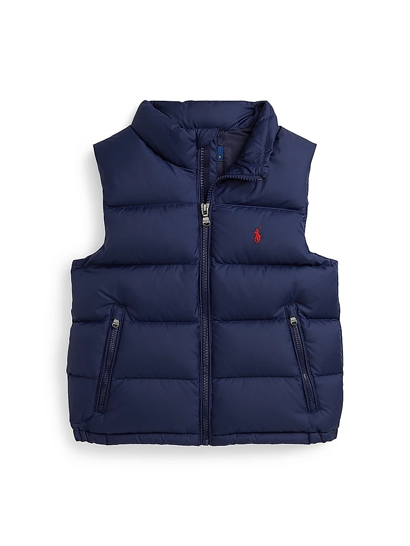 Little Boy's & Quilted Down Vest