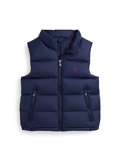 Little Boy's & Quilted Down Vest