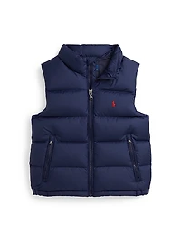 Little Boy's & Quilted Down Vest