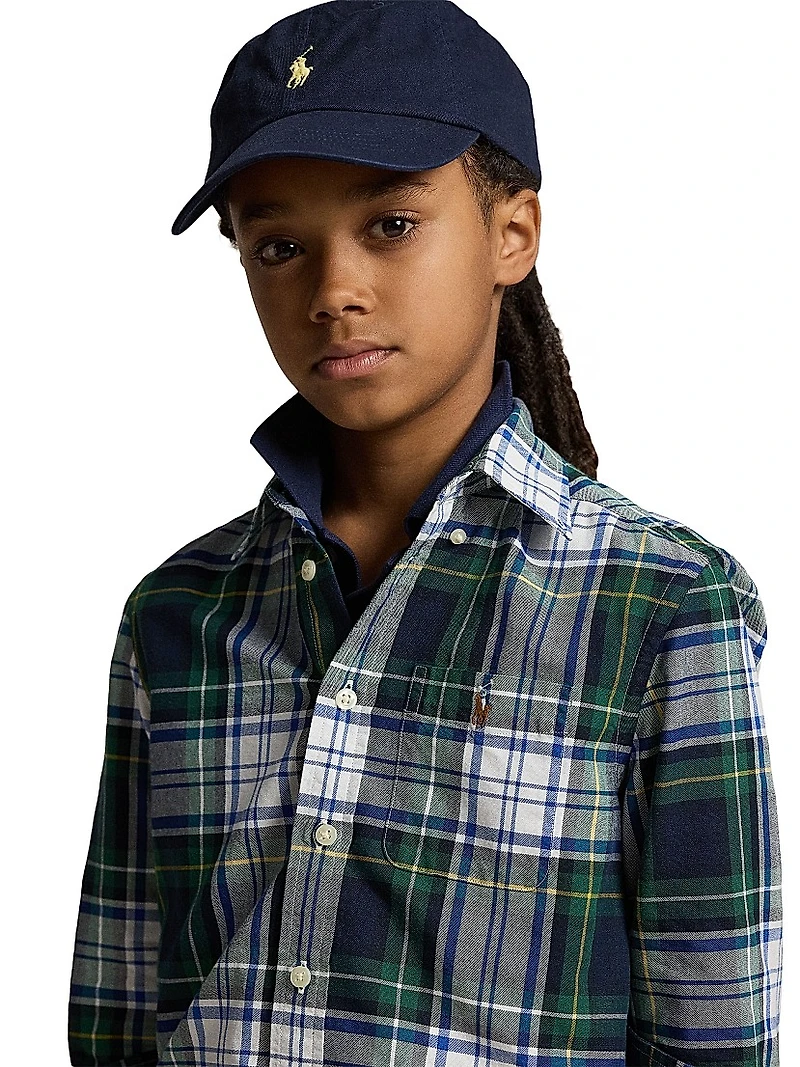 Little Boy's & Plaid Cotton Shirt
