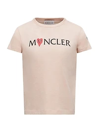 Little Girl's & Crewneck T-Shirt Cotton