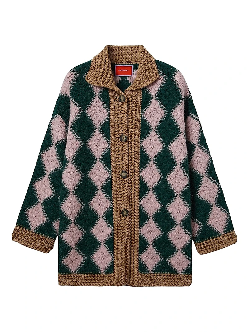 Crochet Bowling Cardigan