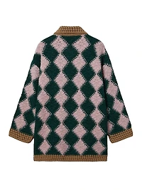 Crochet Bowling Cardigan