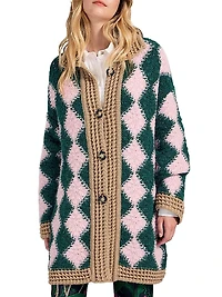 Crochet Bowling Cardigan