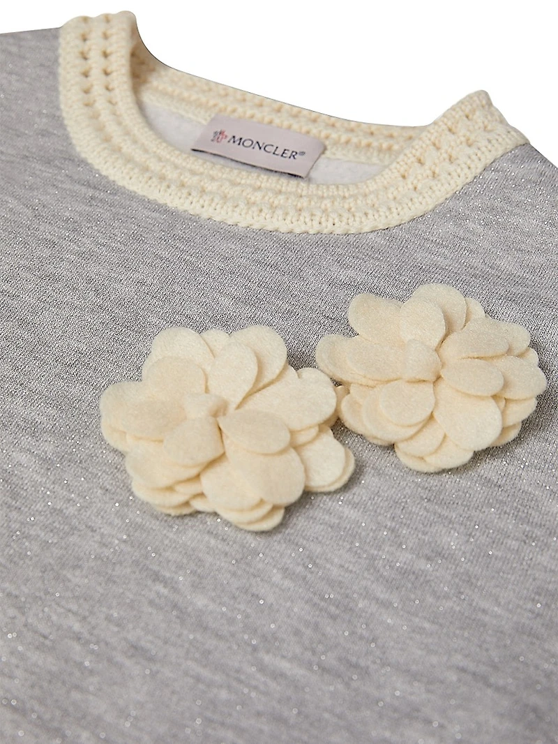 Little Girl's & Sweatsuit Set Cotton