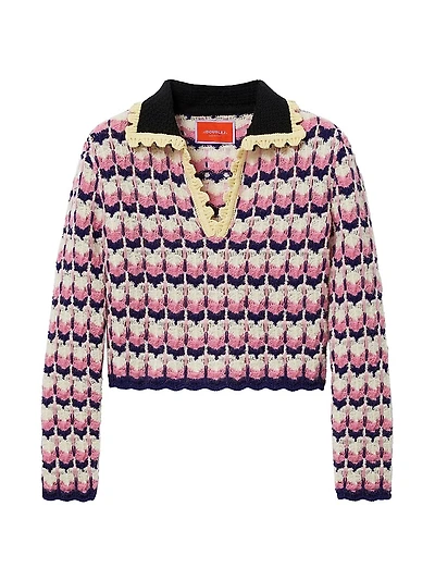 Long Sleeves Picket Polo Shirt