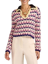 Long Sleeves Picket Polo Shirt