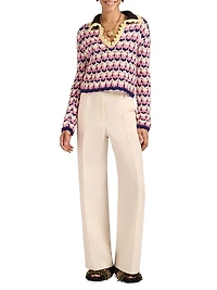 Long Sleeves Picket Polo Shirt