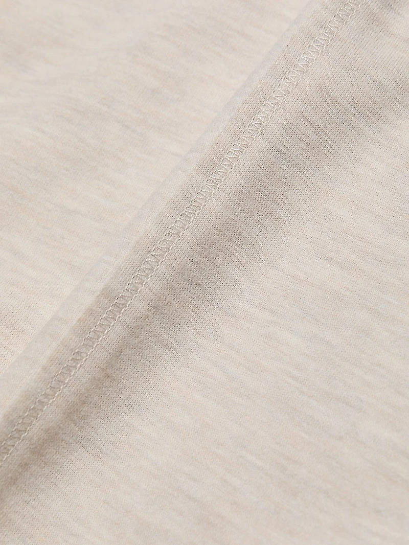 Exposed Seam Drop-Shoulder Sweater
