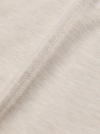 Exposed Seam Drop-Shoulder Sweater