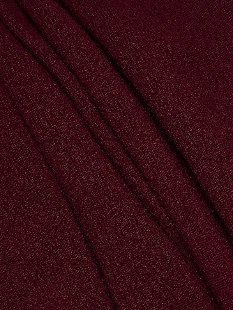 Cashmere Foldover Knit Pants