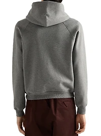 Cashmere Blend Zipper Hoodie