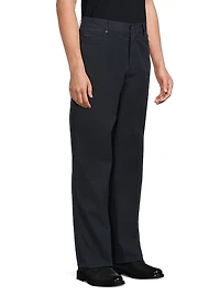5-Pocket Cotton Straight-Leg Pants