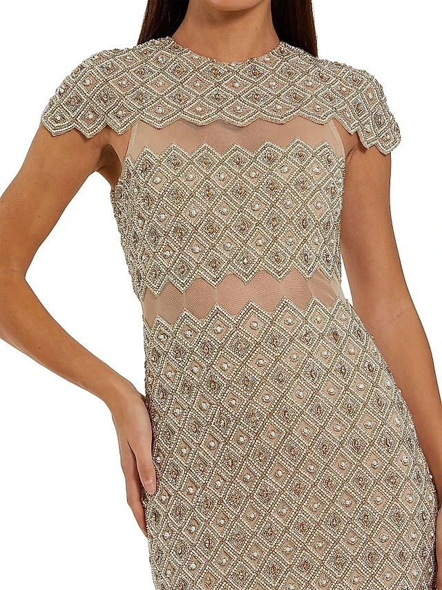 Nordstrom Tadashi Shoji Lace & Mesh Midi Cocktail Dress at Nordstrom, | The Summit Nordstrom Tadashi Shoji Lace & Mesh Midi Cocktail Dress at Nordstrom, | The Summit