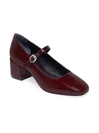 Ancona Block Heel Mary Janes