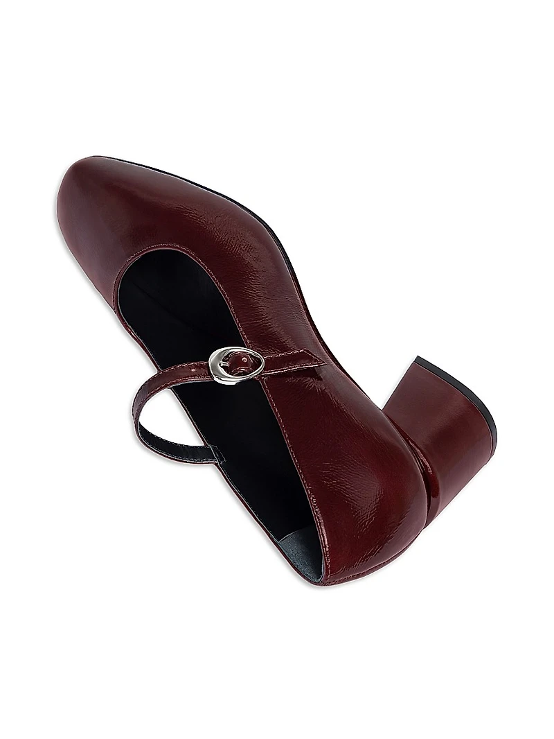 Ancona Block Heel Mary Janes