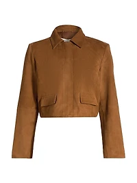 Sullivan Suede Crop Jacket