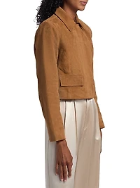 Sullivan Suede Crop Jacket
