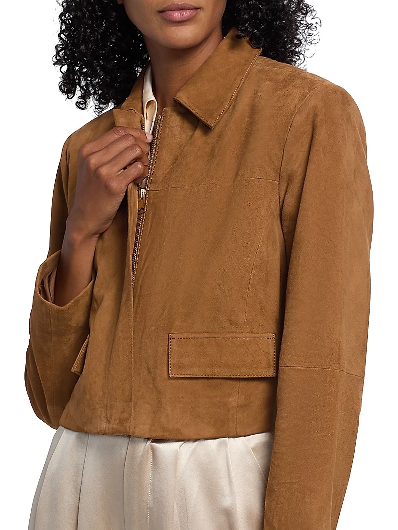 Sullivan Suede Crop Jacket