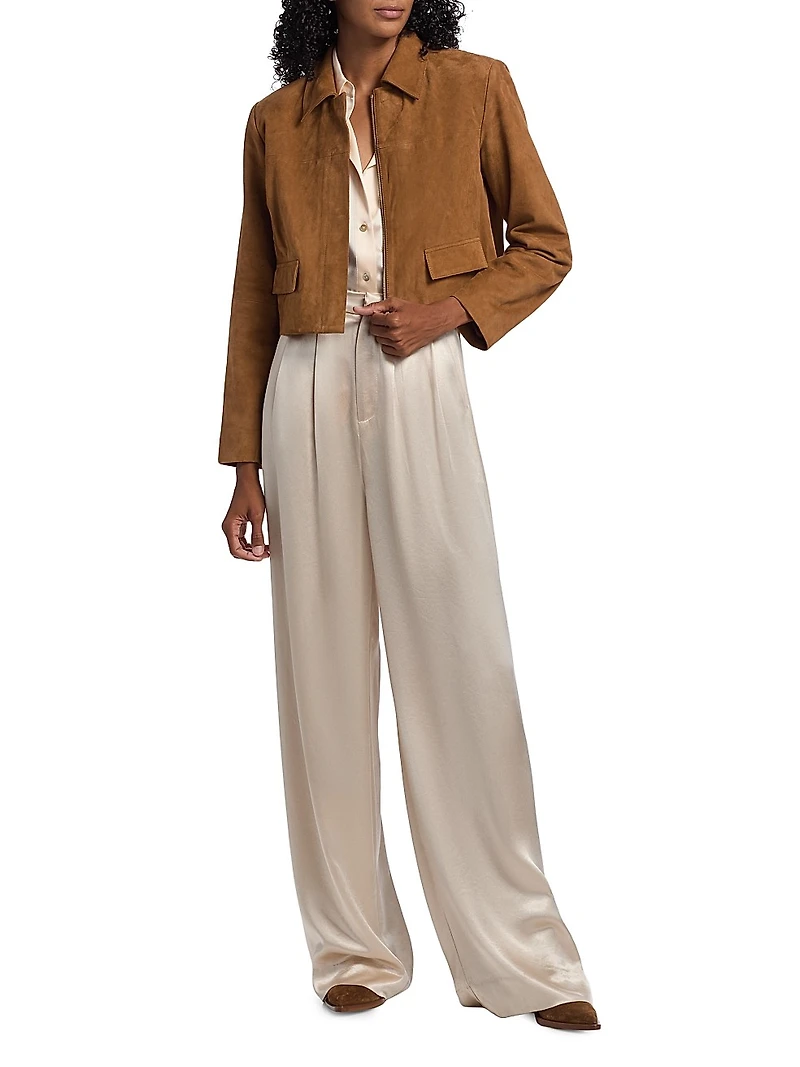 Sullivan Suede Crop Jacket