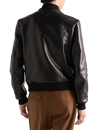 Leather Bomber Jacket