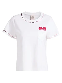 Heart Pocket Cotton T-Shirt