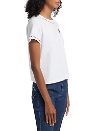Heart Pocket Cotton T-Shirt