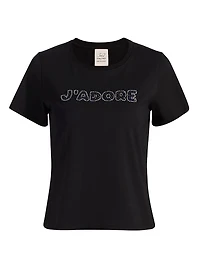 J'adore Stretch-Cotton T-Shirt