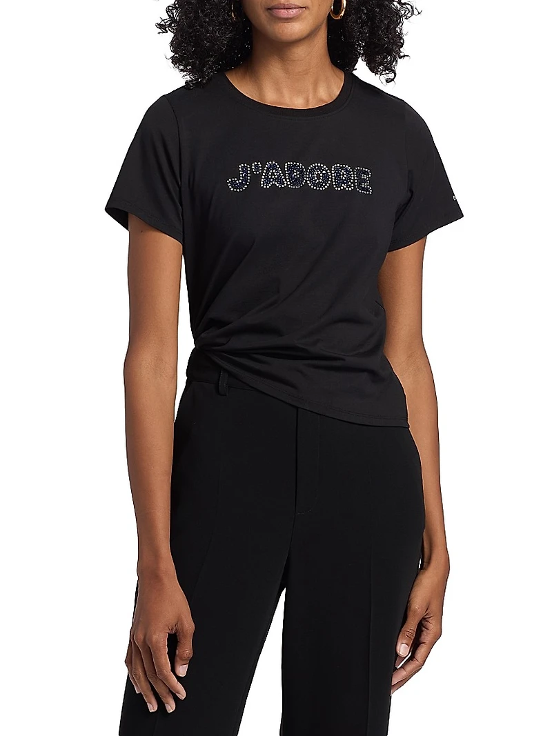 J'adore Stretch-Cotton T-Shirt