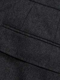 Pleated Cashmere-Nylon Relaxed-Fit Trousers