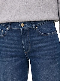 Hepburn Wide Leg Mid Rise Jeans