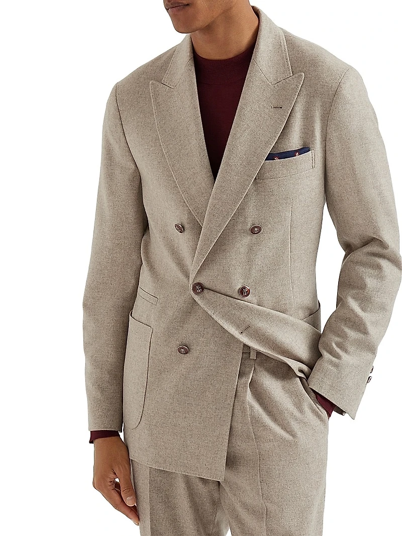 One and a Half Breasted Deconstructed Blazer with Patch Pockets