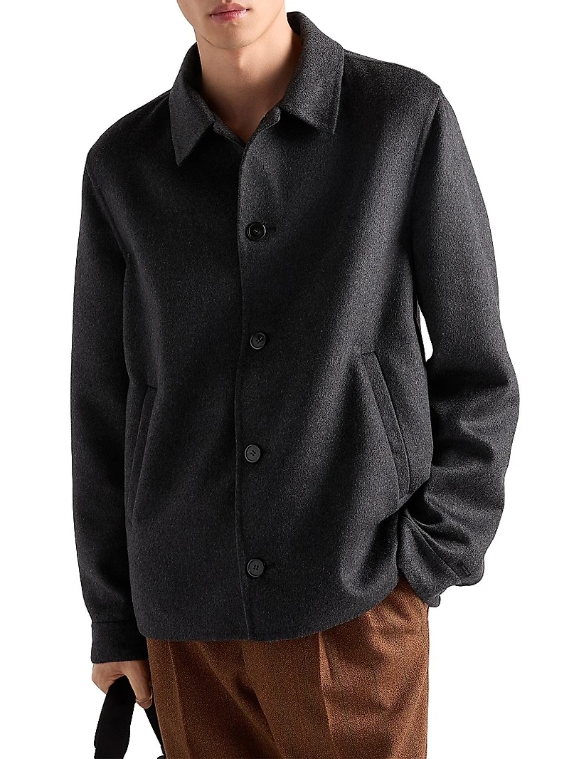 Cashmere Blouson Jacket