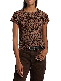 All Over Leopard-Print Cotton T-Shirt