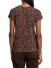 All Over Leopard-Print Cotton T-Shirt