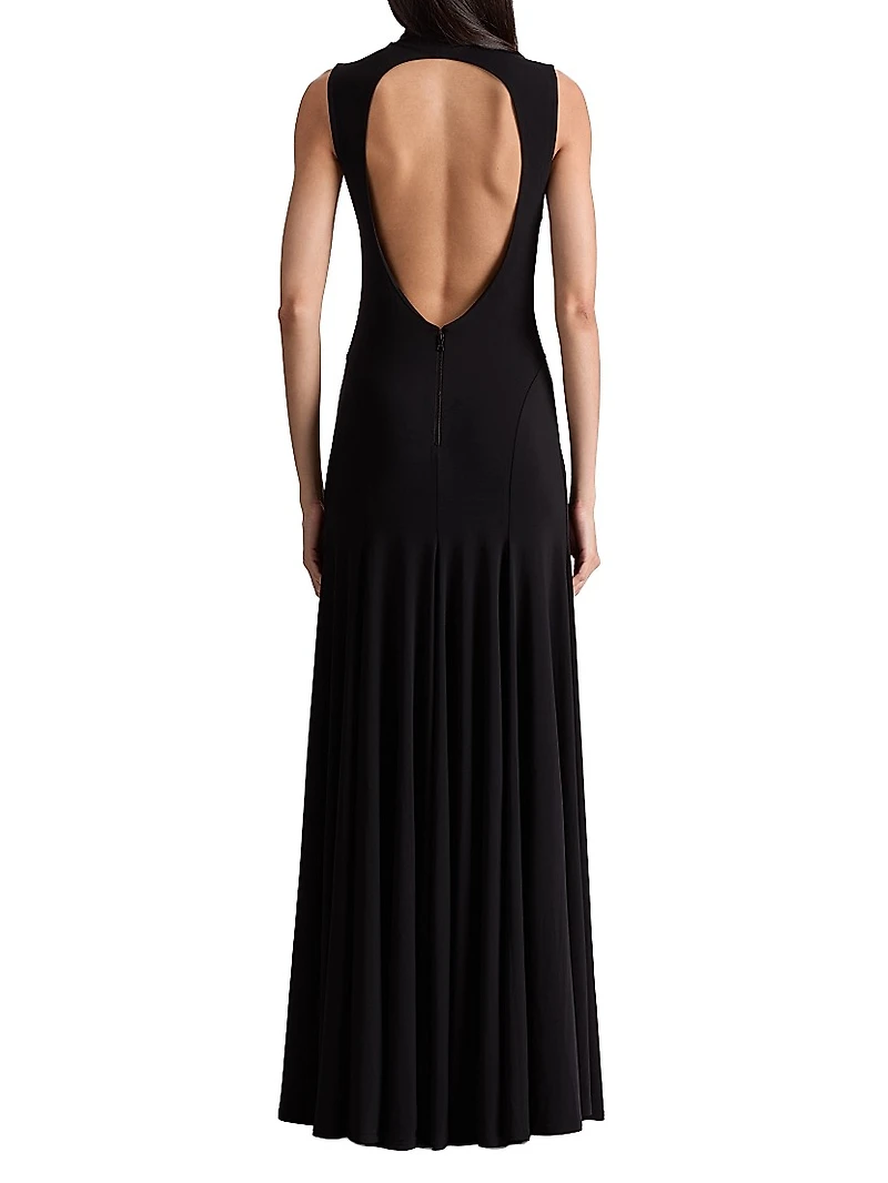 Augusta Open-Back Maxi Dress