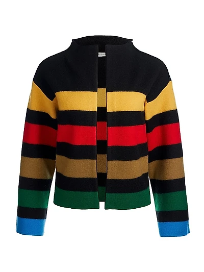 Pearson Striped Sweater Jacket