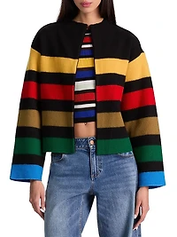 Pearson Striped Sweater Jacket