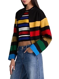 Pearson Striped Sweater Jacket