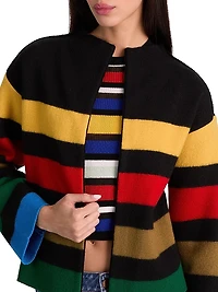 Pearson Striped Sweater Jacket